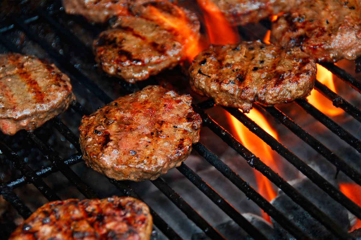Parrilla hamburguesa