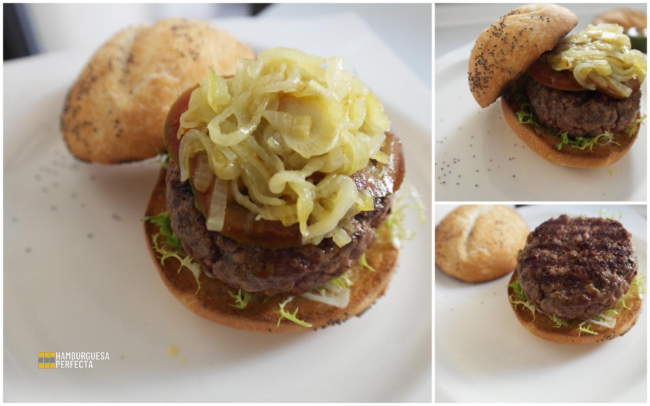 Collage Burger Receta