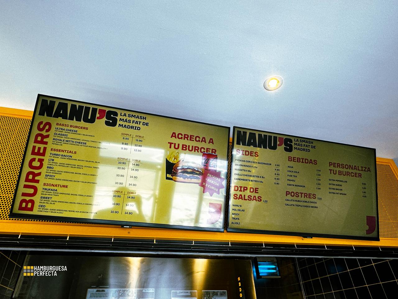 Menú Nanu's