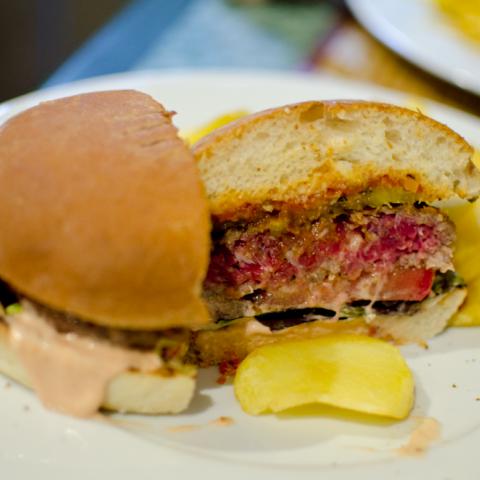 Detalle Corte Burger La Pasa