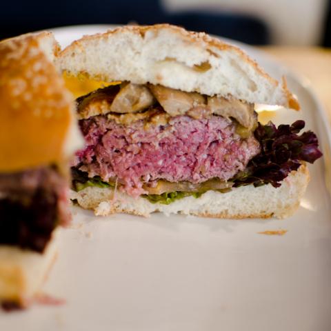 Detalle Corte Burger Foie Meat Love