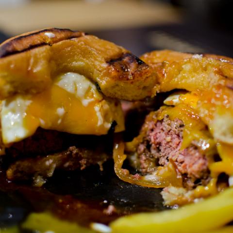 Detalle Corte Donut Burger Sublime