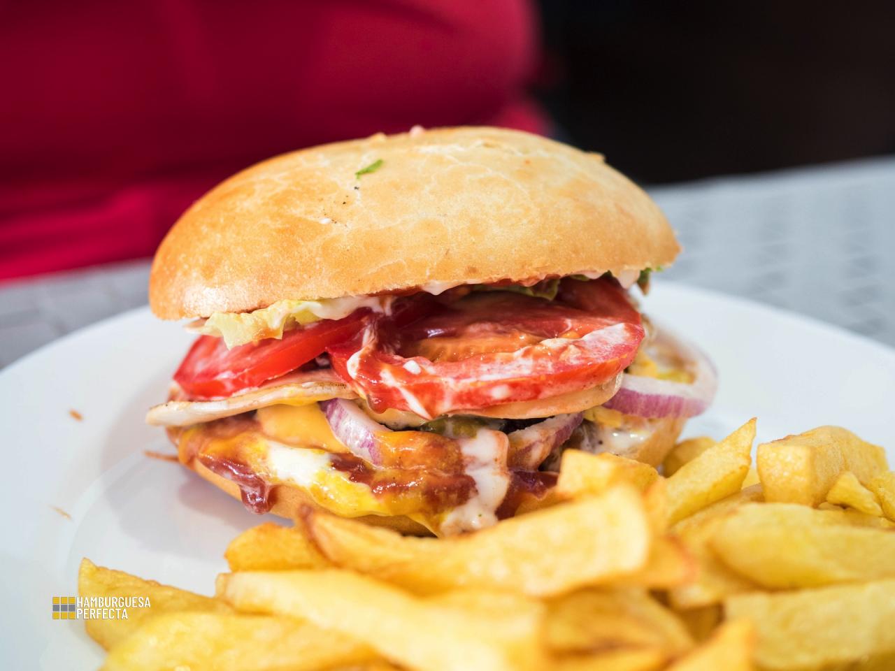 Hamburguesa de Champiñones Caraotica