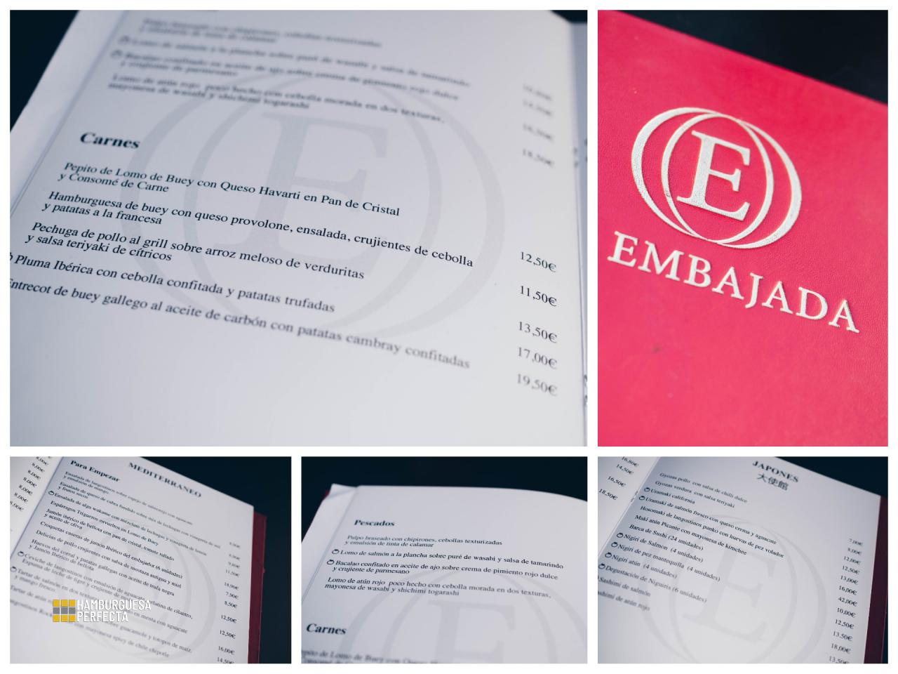 Collage Carta La Embajada