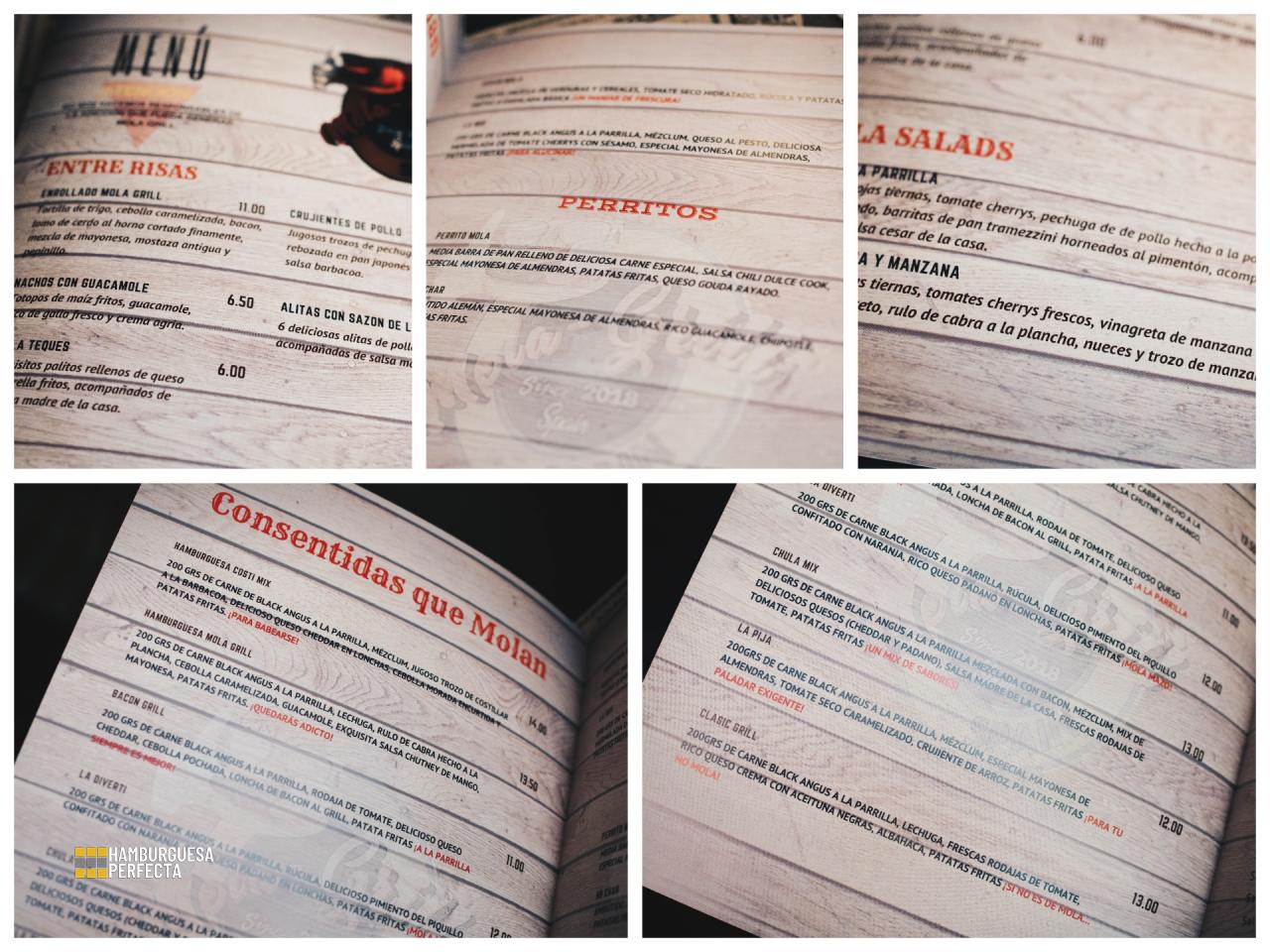 Collage Carta Mola Grill