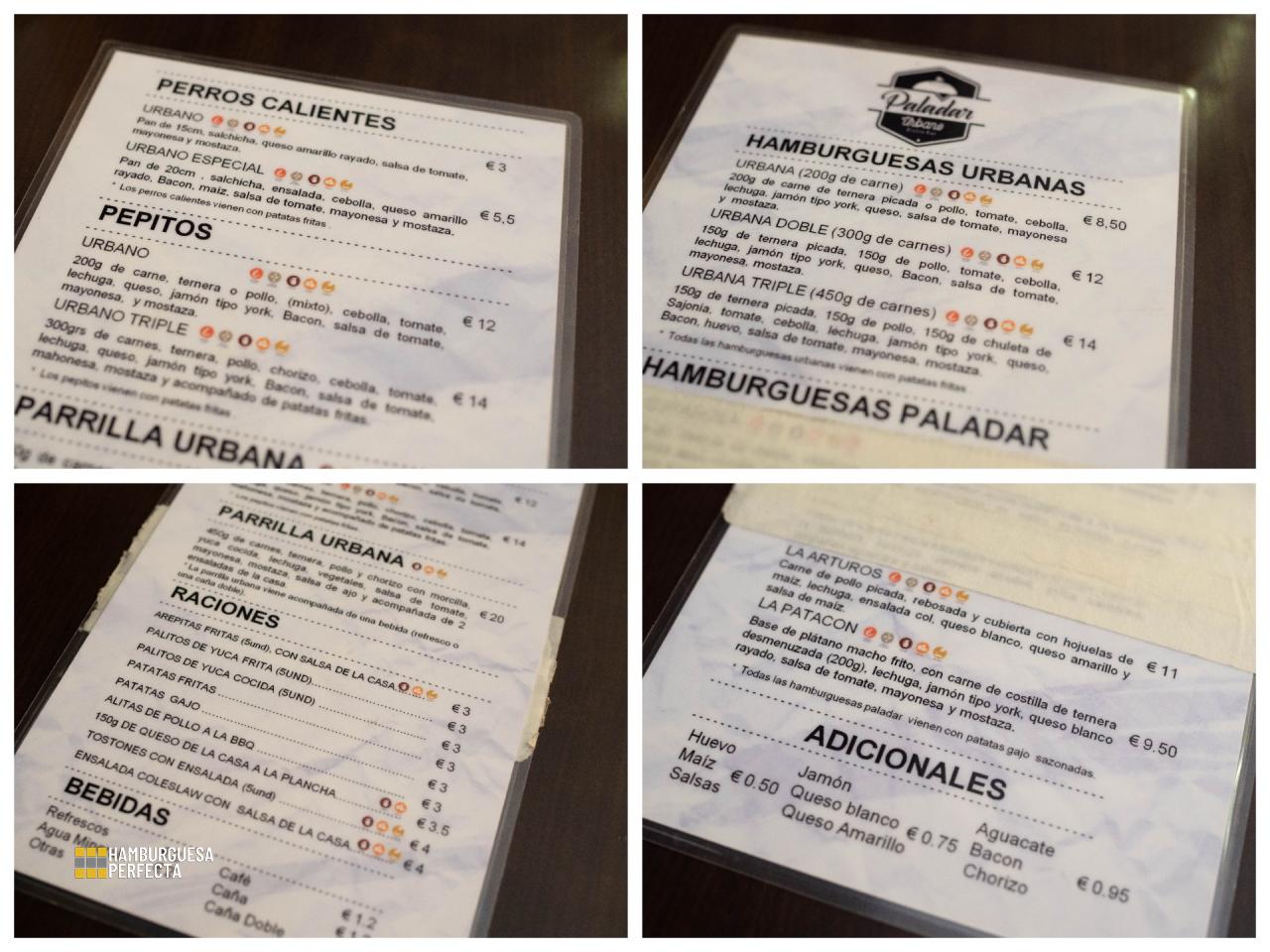 Colla Carta Paladar Urbano