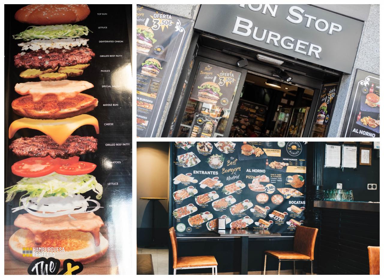 Collage Local Non Stop Burger