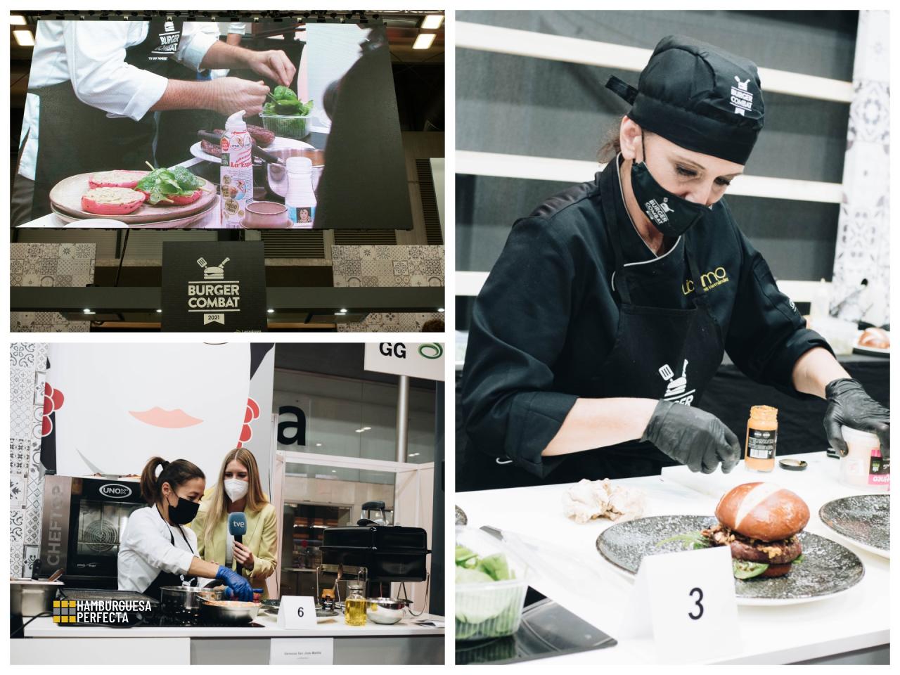Collage Burger Combat