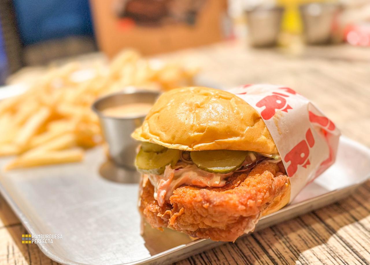 La Slaw Burger Roost Chicken