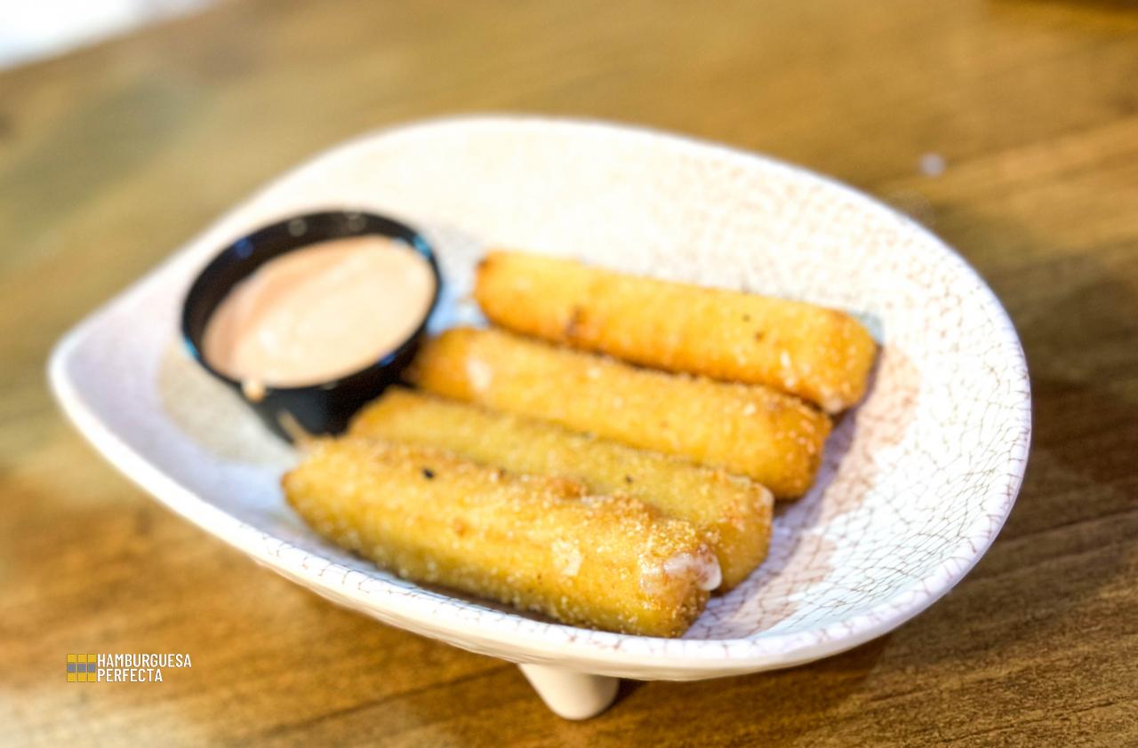 Cheese Sticks Tasty American Burger