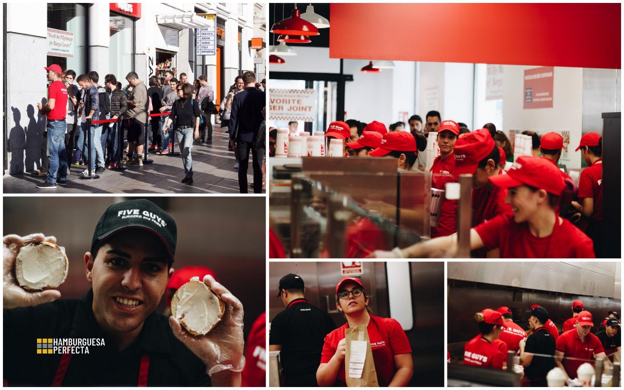 Collage Gente Five Guys
