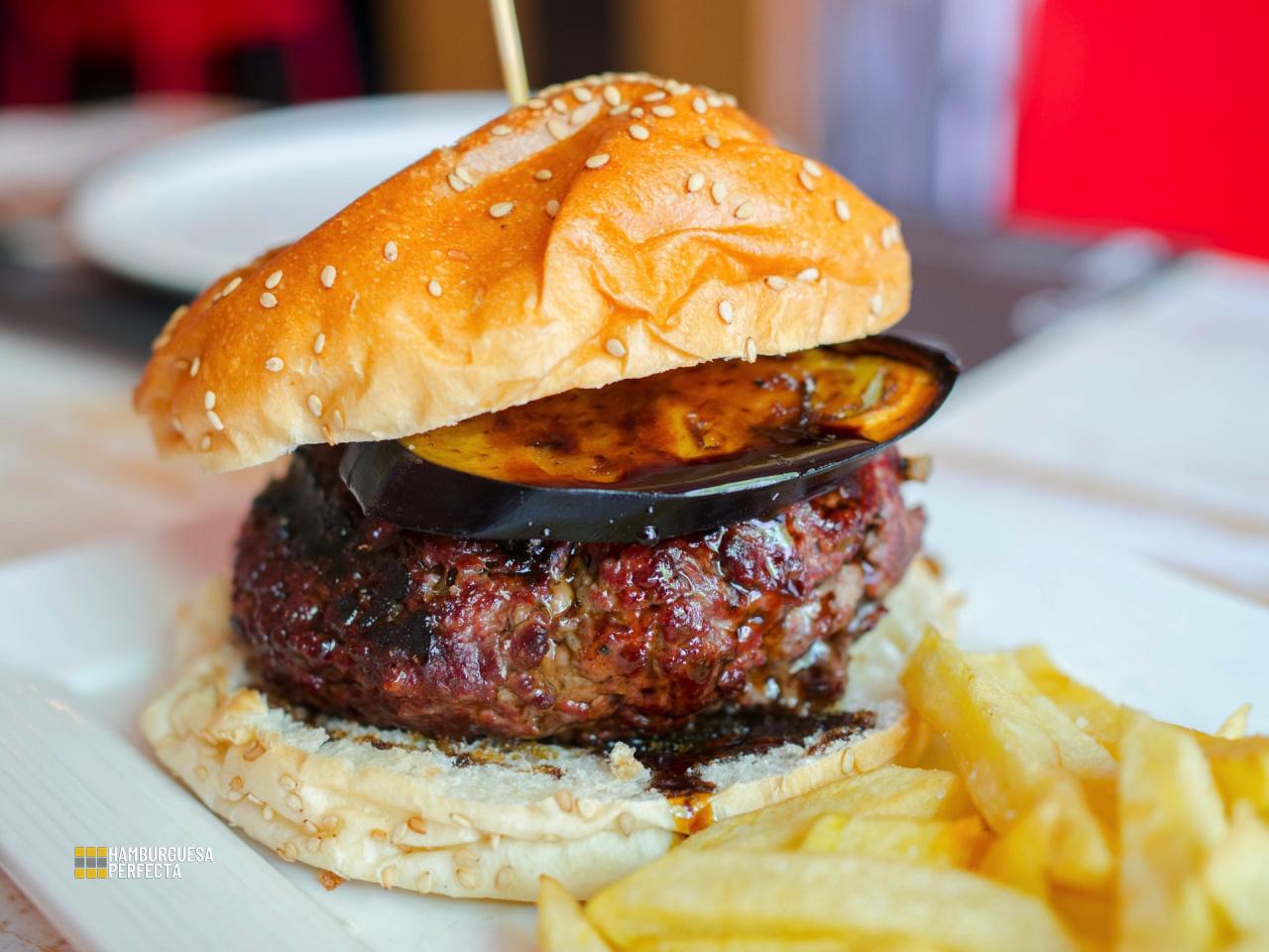 Burger Berenjena Menu Gobu