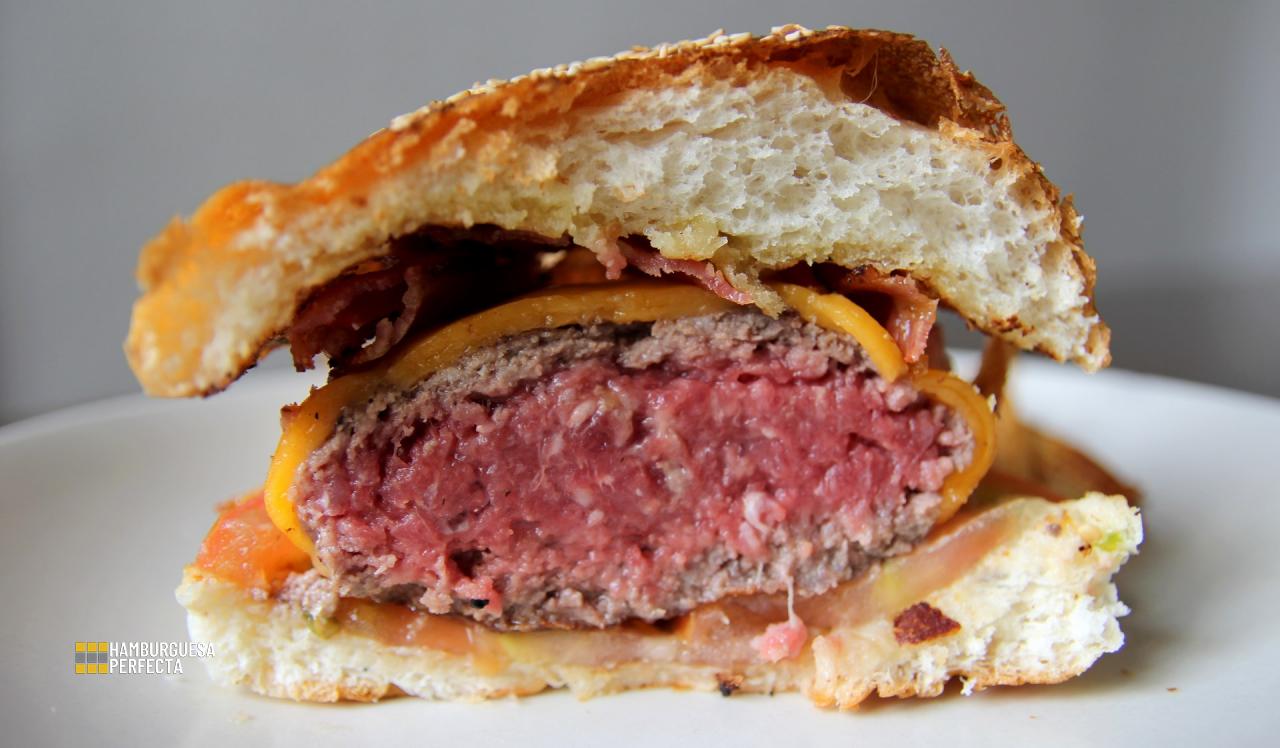 Corte hamburguesa perfecta