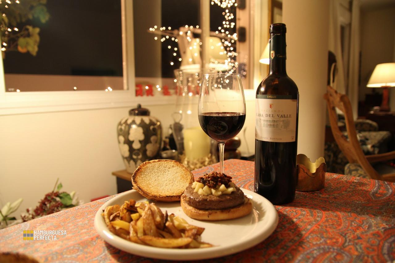 Maridaje Hamburguesa Nostra y Bodegas Olarra