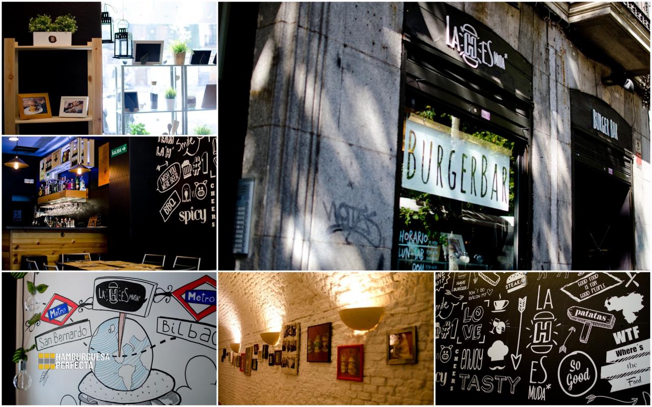 Collage Local La H es Muda