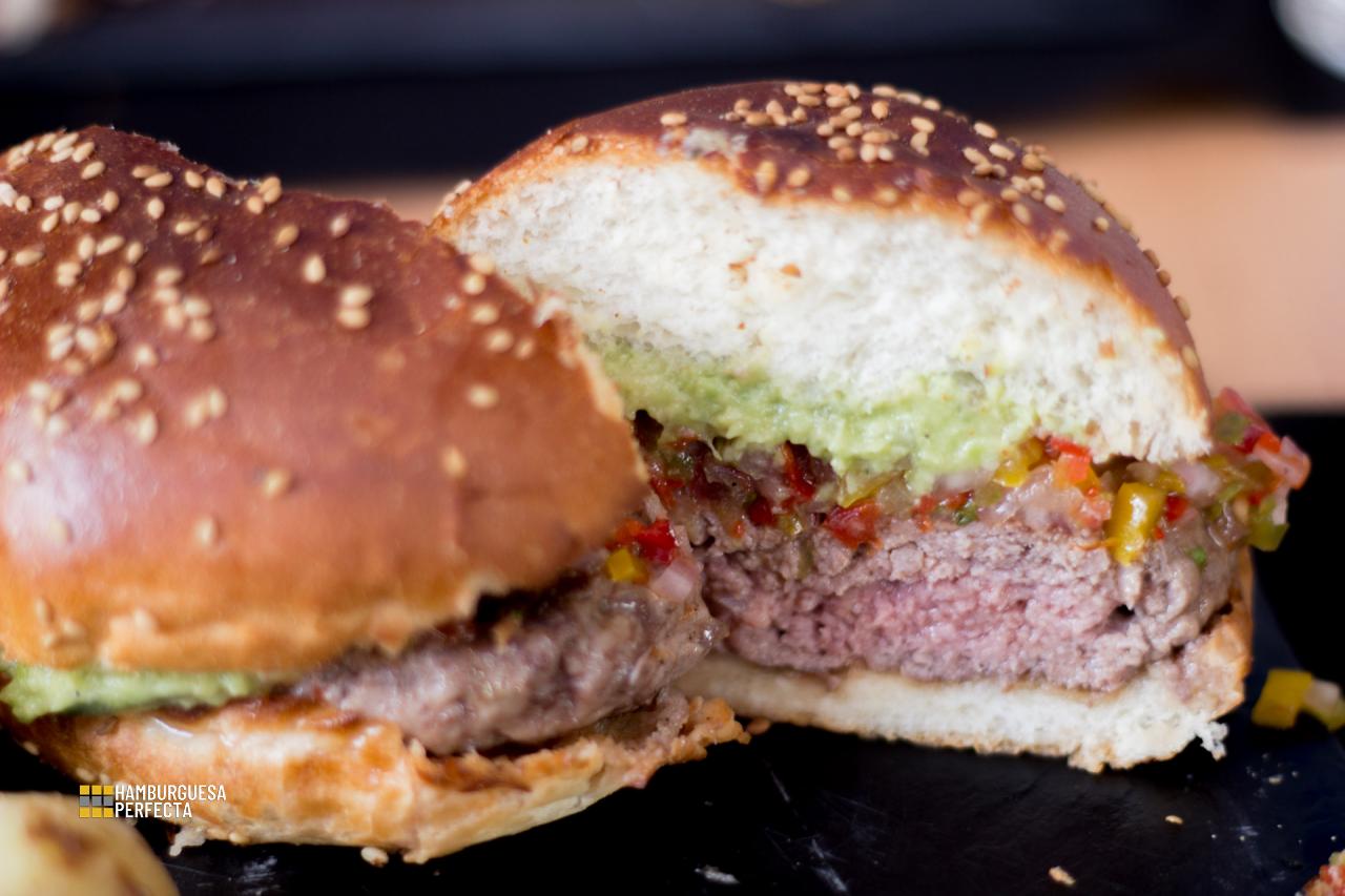Detalle Corte Burger La Kika