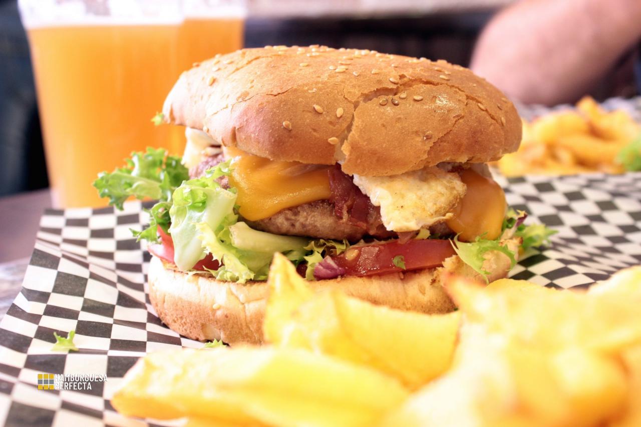 Hamburguesa XXL Luas Irish Tavern