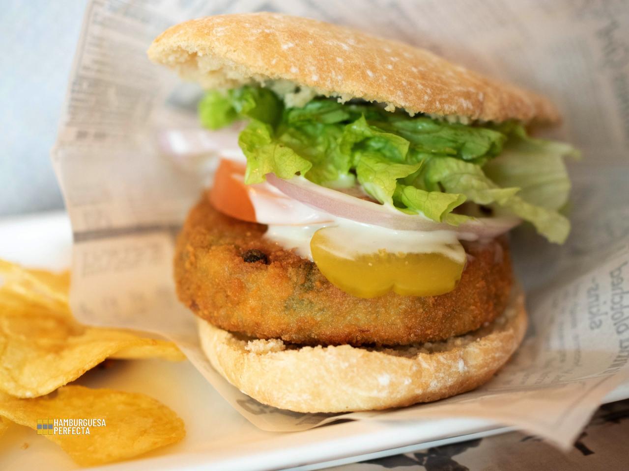 Veggie Burger New Yorkers Cafe