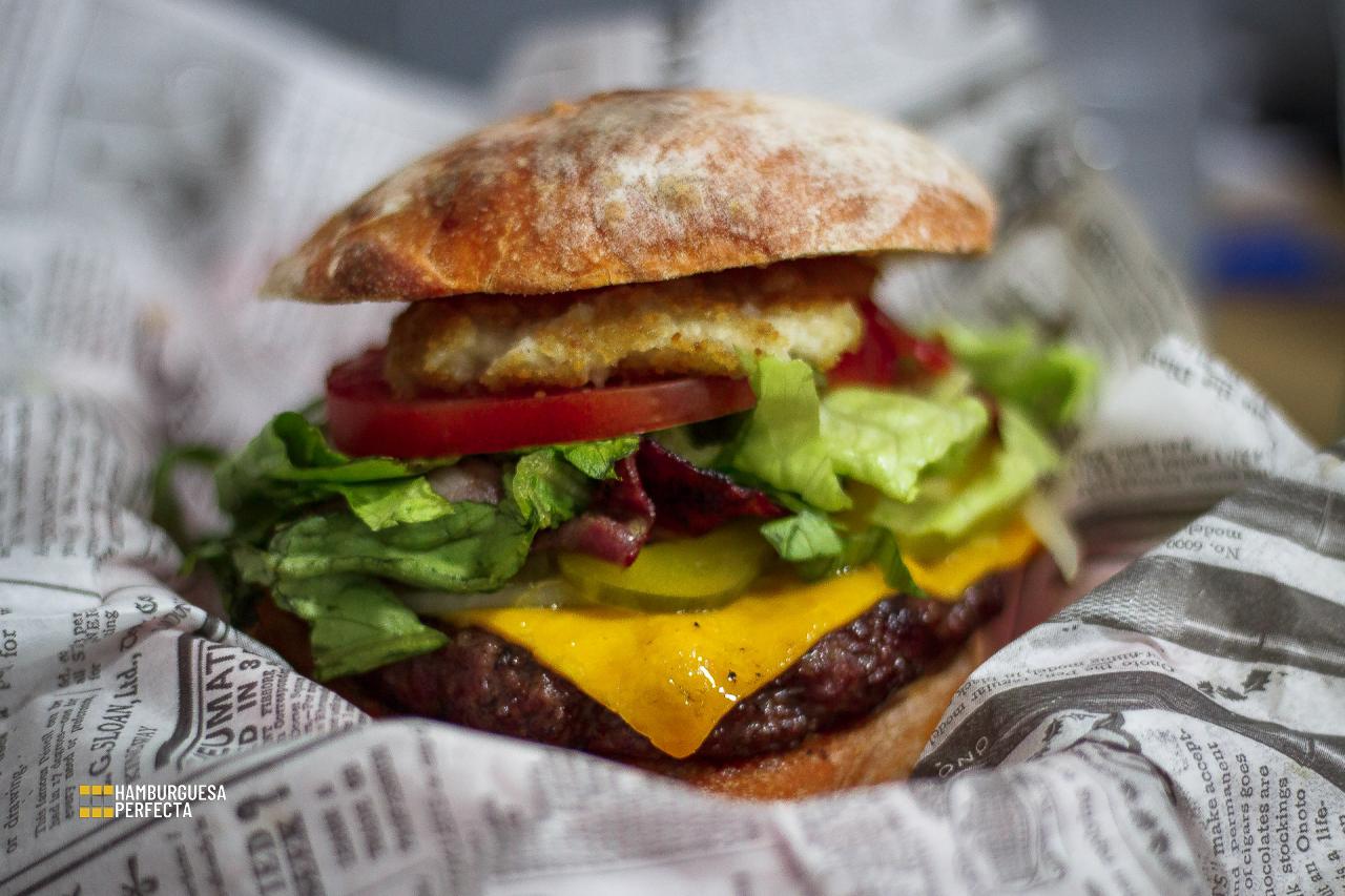 Hamburguesa Croquetas Open Burger
