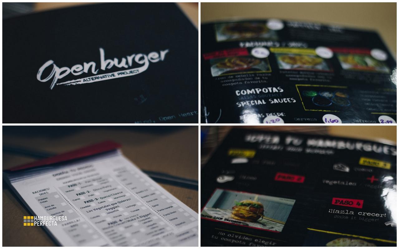 Collage Carta Open Burger