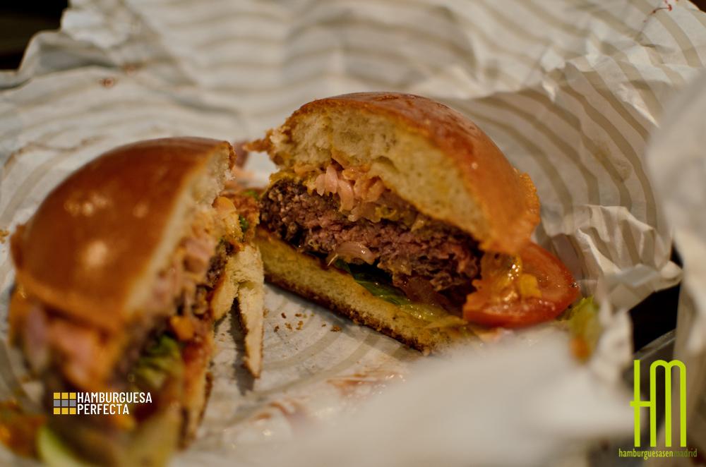 Detalle Corte Burger Patty & Bun